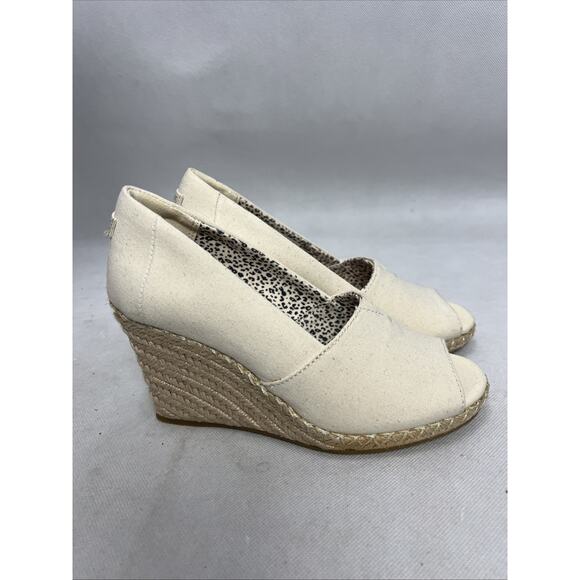 TOMS Michelle Espadrille Wedge Sandal Women Sz US 6 - Picture 7 of 10